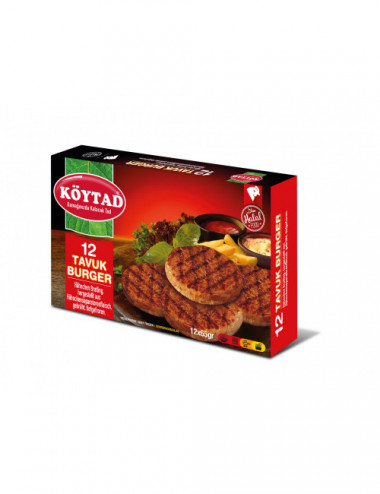 KOYTAD TAVUK BURGER 12X65G