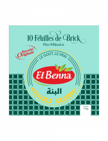 FEUILLE DE BRICK EL BENNA X25 PIECES 170GRS
