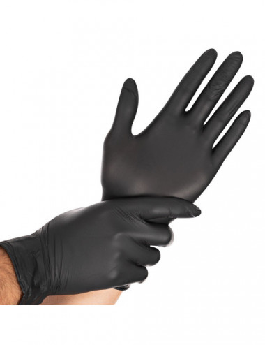 GANT NITRILE NOIR XL boiite de 100